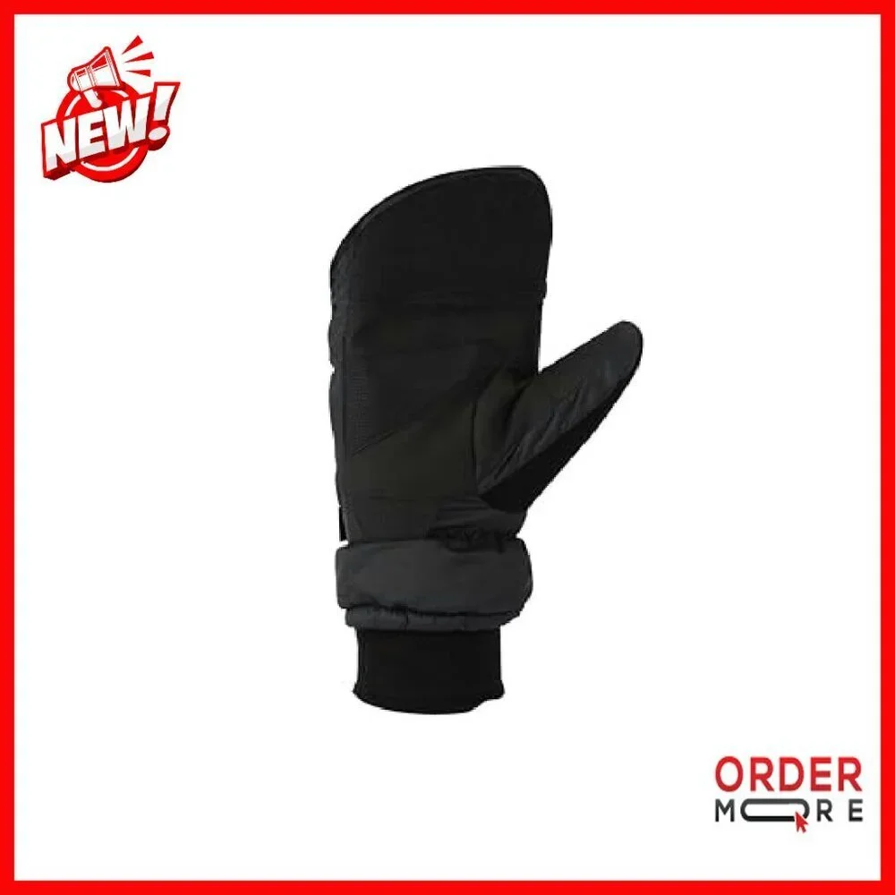 Quilted Insulated Mittens with FastDry Lining, Adjustable Snap Closure